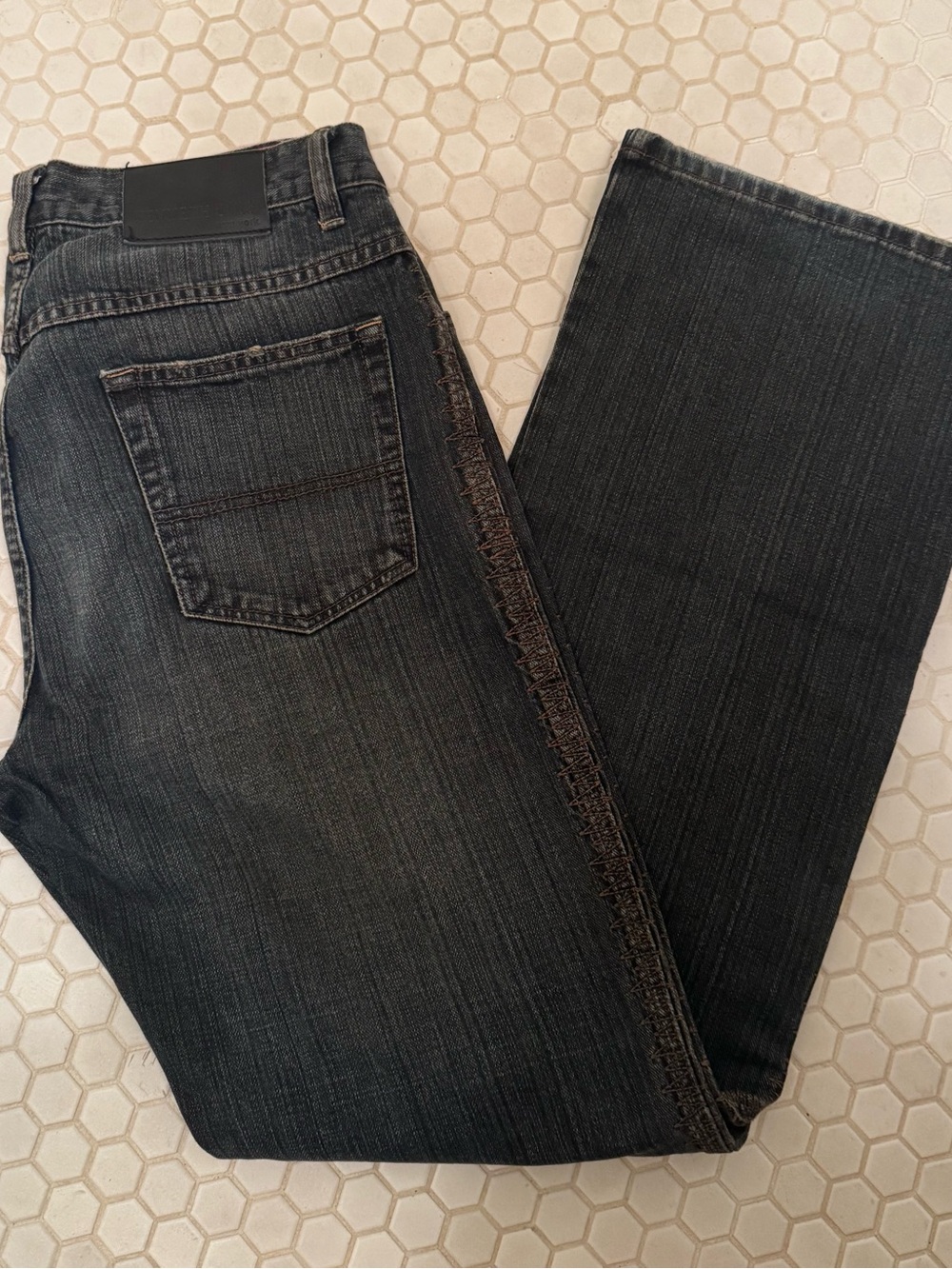 Kenneth Cole Dark Blue/Black Men's Jeans